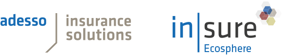 Logos adesso insurance solutions und insure Ecosphere